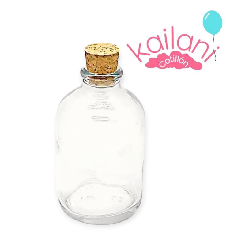 FRASCO VIAL 50cc CON CORCHO *12U