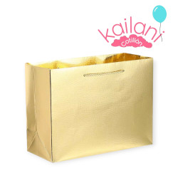 BOLSA CON MANIJA METALIZADA *12U