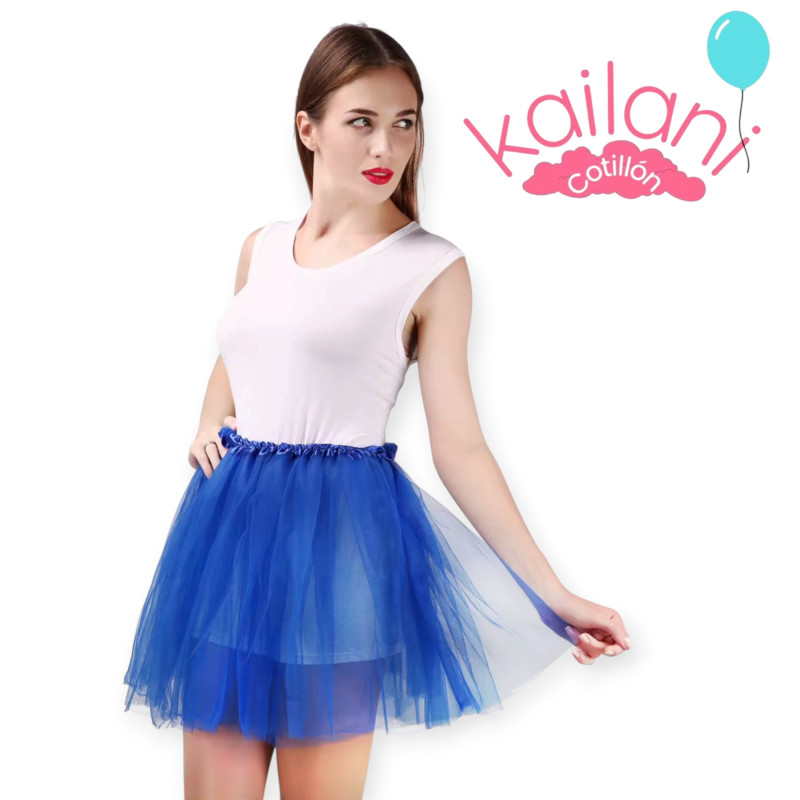POLLERA TUTU ADULTO AZUL *1U