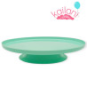 BANDEJA REDONDA CON PIE VERDE *1U