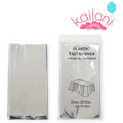 MANTEL PLÀSTICO PLATEADO *1U