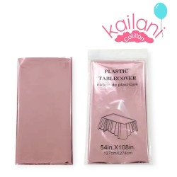 MANTEL PLÀSTICO ROSA GOLDS *1U