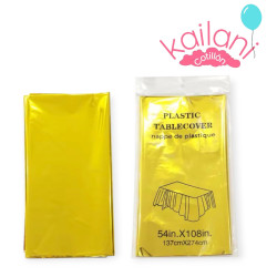 MANTEL PLÀSTICO DORADO *1U