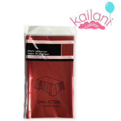 MANTEL PLÀSTICO ROJO *1U