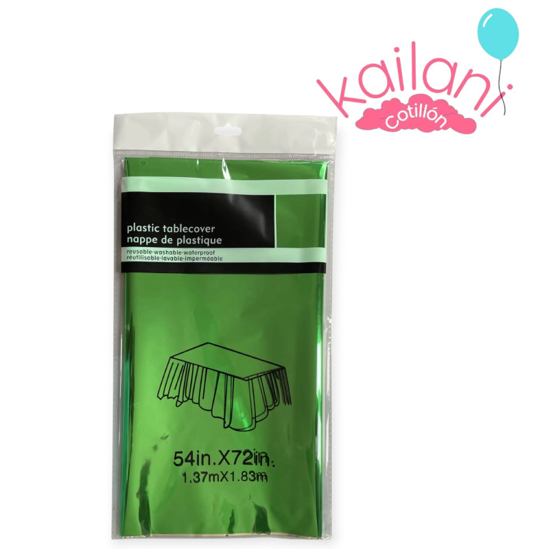 MANTEL PLÀSTICO VERDE *1U
