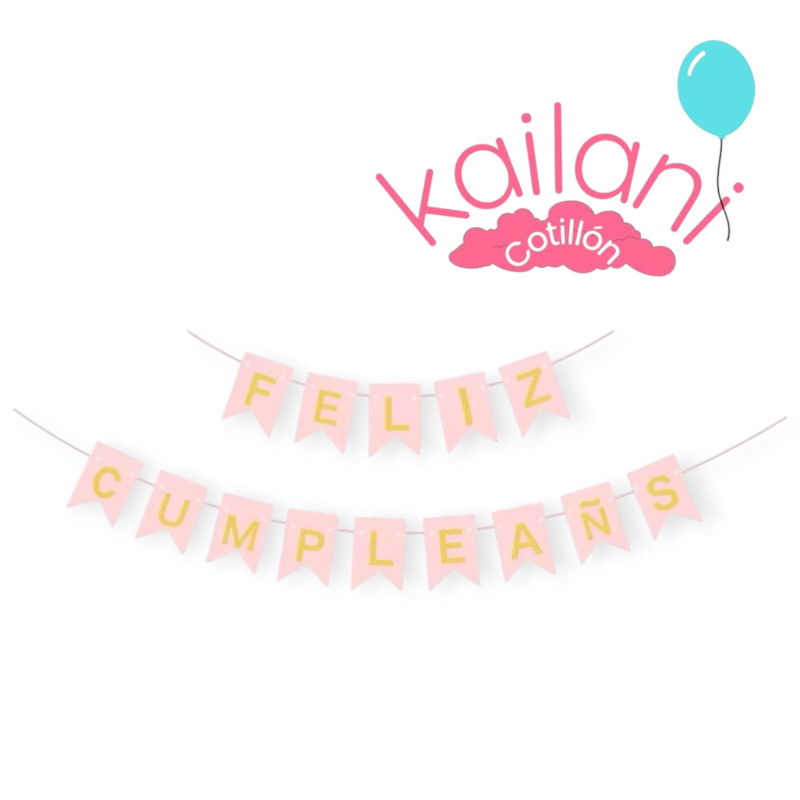 copy of BANDERIN FELIZ CUMPLEAÑOS PLATA *1U