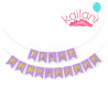 BANDERIN FELIZ CUMPLEAÑOS LILA *1U
