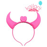 VINCHA DIABLA LED ROSA *12U