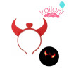 VINCHA DIABLA LED ROJO *6U