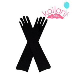 GUANTE LARGO NEGRO *1U