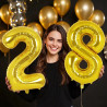 GLOBO NUMERO 32" DORADO *10U