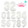GLOBO NUMERO 32" BLANCO *10U