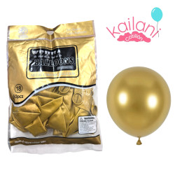 GLOBO CHROMADO 18" DORADO *20U
