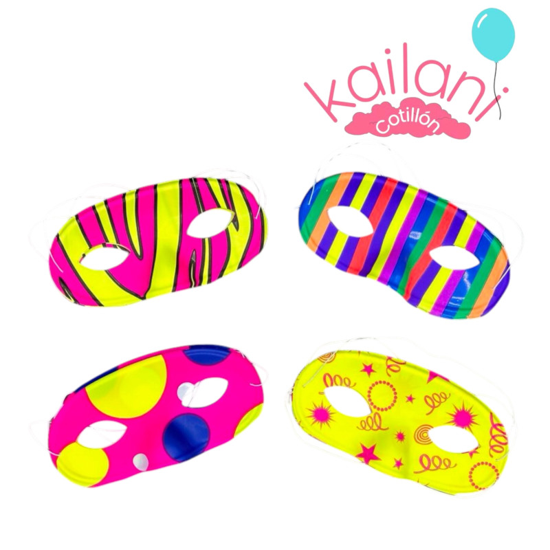 ANTIFAZ ESTAMPADAS FLUO *12U