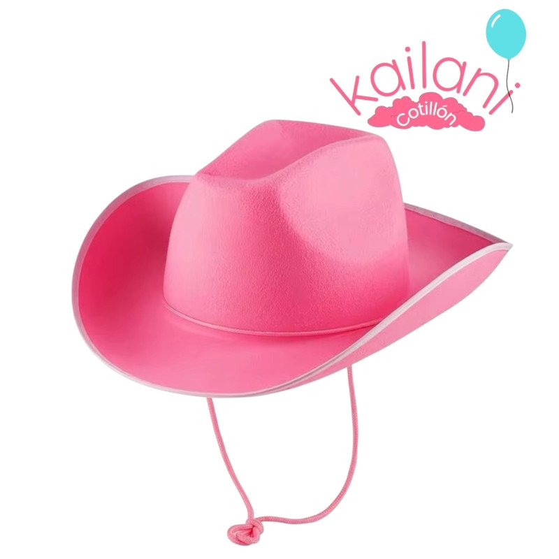 SOMBRERO COWGIRL ROSA *1U