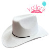 SOMBRERO COWGIRL BLANCO *1U