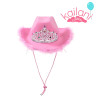 SOMBRERO VAQUERO ROSA *1U