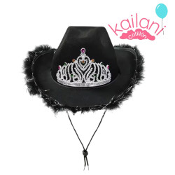 SOMBRERO VAQUERO NEGRO *1U