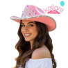 SOMBRERO VAQUERO ROSA *1U