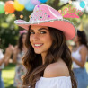 SOMBRERO VAQUERO ROSA *1U
