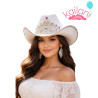 SOMBRERO VAQUERO BLANCO *1U