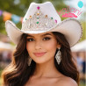 SOMBRERO VAQUERO BLANCO *1U