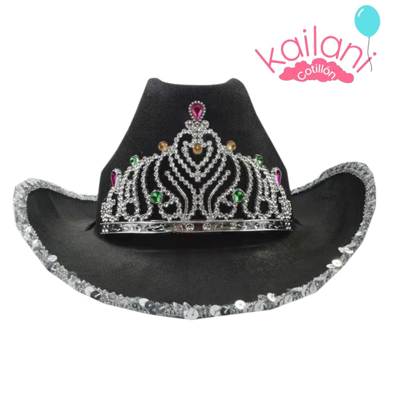 SOMBRERO VAQUERO NEGRO *1U