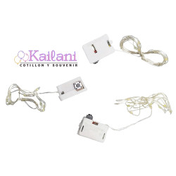ALAMBRE LED BLANCO 2 MTS *12U