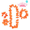 SET HAWAIANO 4 PIEZAS NARANJA *1U