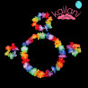 SET HAWAIANO 4 PIEZAS MULTICOLOR *1U