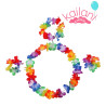 SET HAWAIANO 4 PIEZAS MULTICOLOR *1U