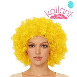 PELUCA AFRO AMARILLO 120G *6U
