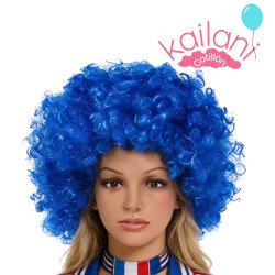PELUCA AFRO AZUL 120G *6U