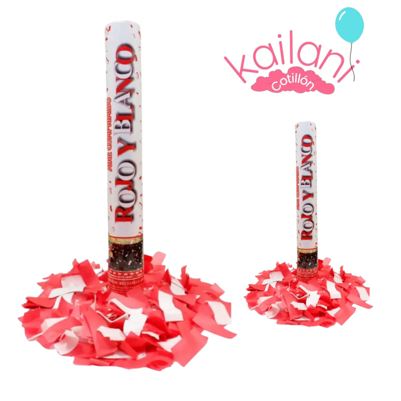 LANZAPAPELES ROJO Y BLANCO *1U