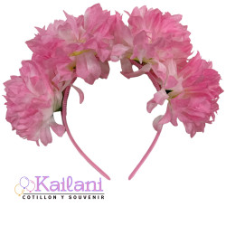 VINCHA 4 FLORES  CON LED *1U