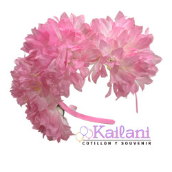 VINCHA 4 FLORES  CON LED *1U