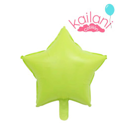 GLOBO ESTRELLA VERDE PASTEL...