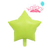 GLOBO ESTRELLA VERDE PASTEL *12U