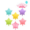 GLOBO ESTRELLA VERDE PASTEL *12U