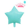 GLOBO ESTRELLA VERDE PASTEL *12U