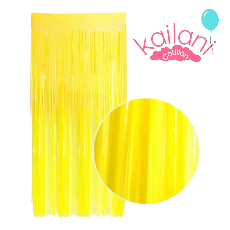 CORTINA AMARILLO PASTEL *12U