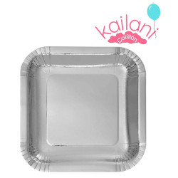 PLATO CUADRADO PLATA *10U