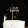 TOPPER HAPPY BIRTHDAY DORADO *6U