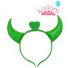 VINCHA DIABLA LED VERDE *6U