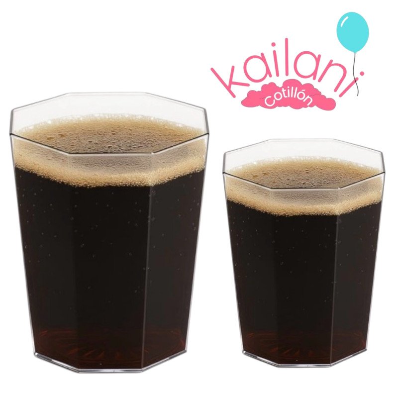 VASO OCTAGONAL 200cc CRISTAL *20U