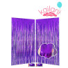 CORTINA METALIZADA VIOLETA *6U