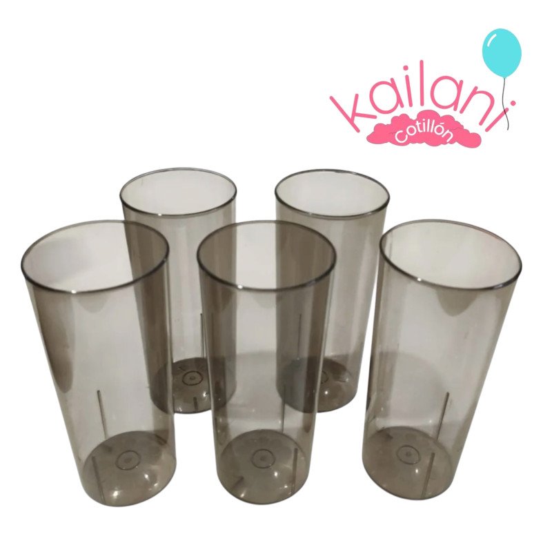 VASO CASINO NEGRO *20U