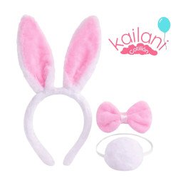 SET PELUCHE CONEJA ROSA *1U
