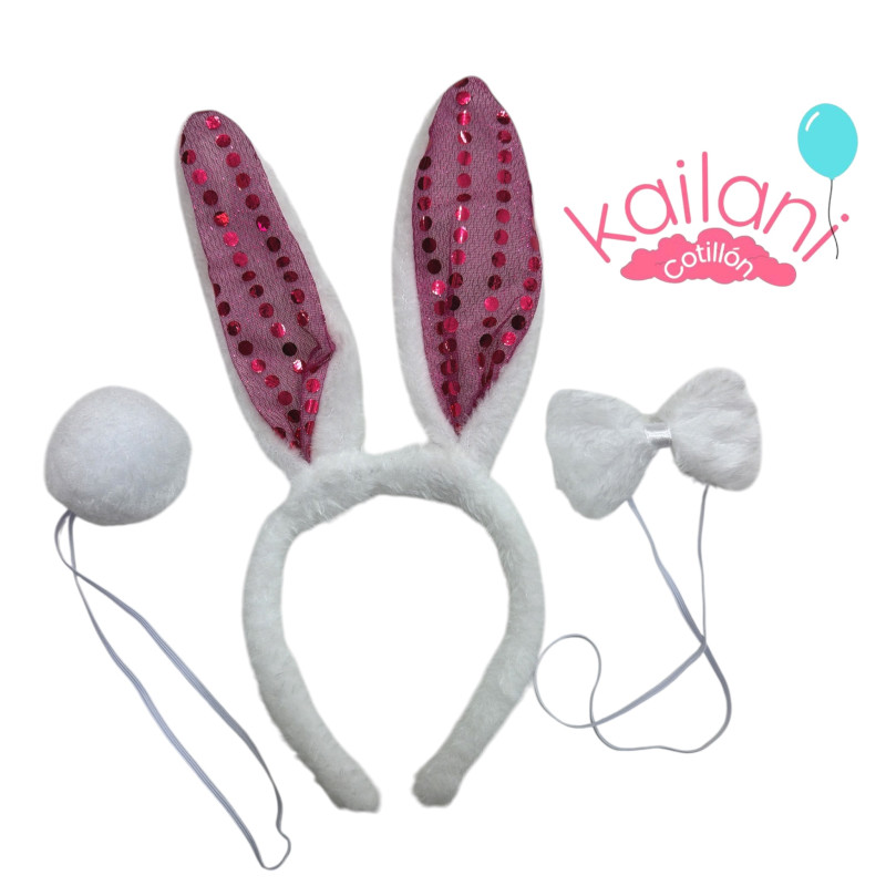 copy of SET PELUCHE CONEJA ROSA *1U