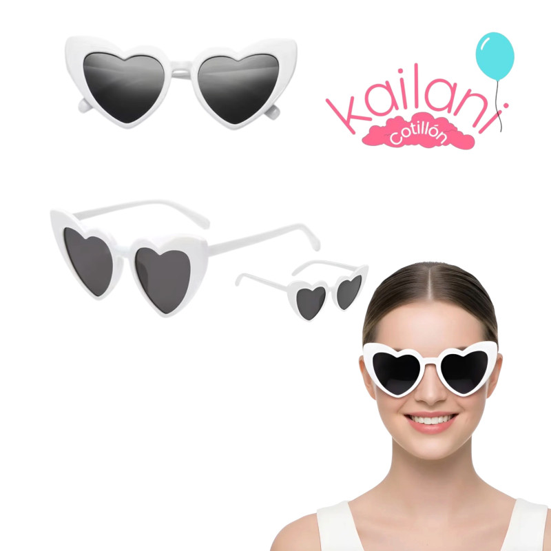 LENTE CORAZÒN BLANCO *6U